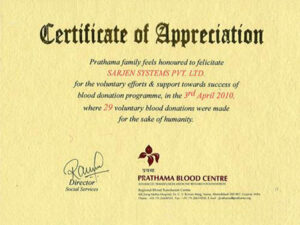 Blood donation, 2010