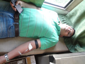 Blood donation, 2013