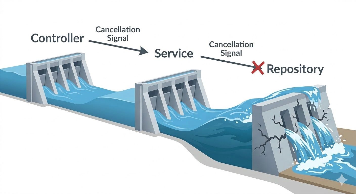 Three dam foold-control analogy